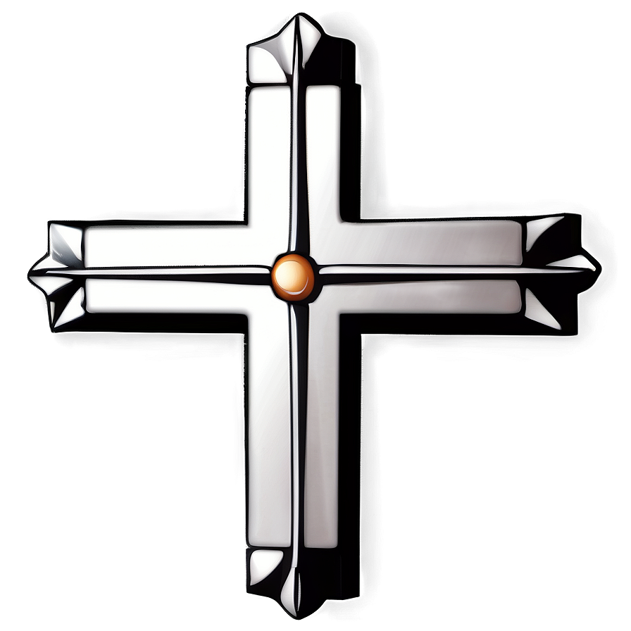 Black Cross Emblem Png Pap PNG image