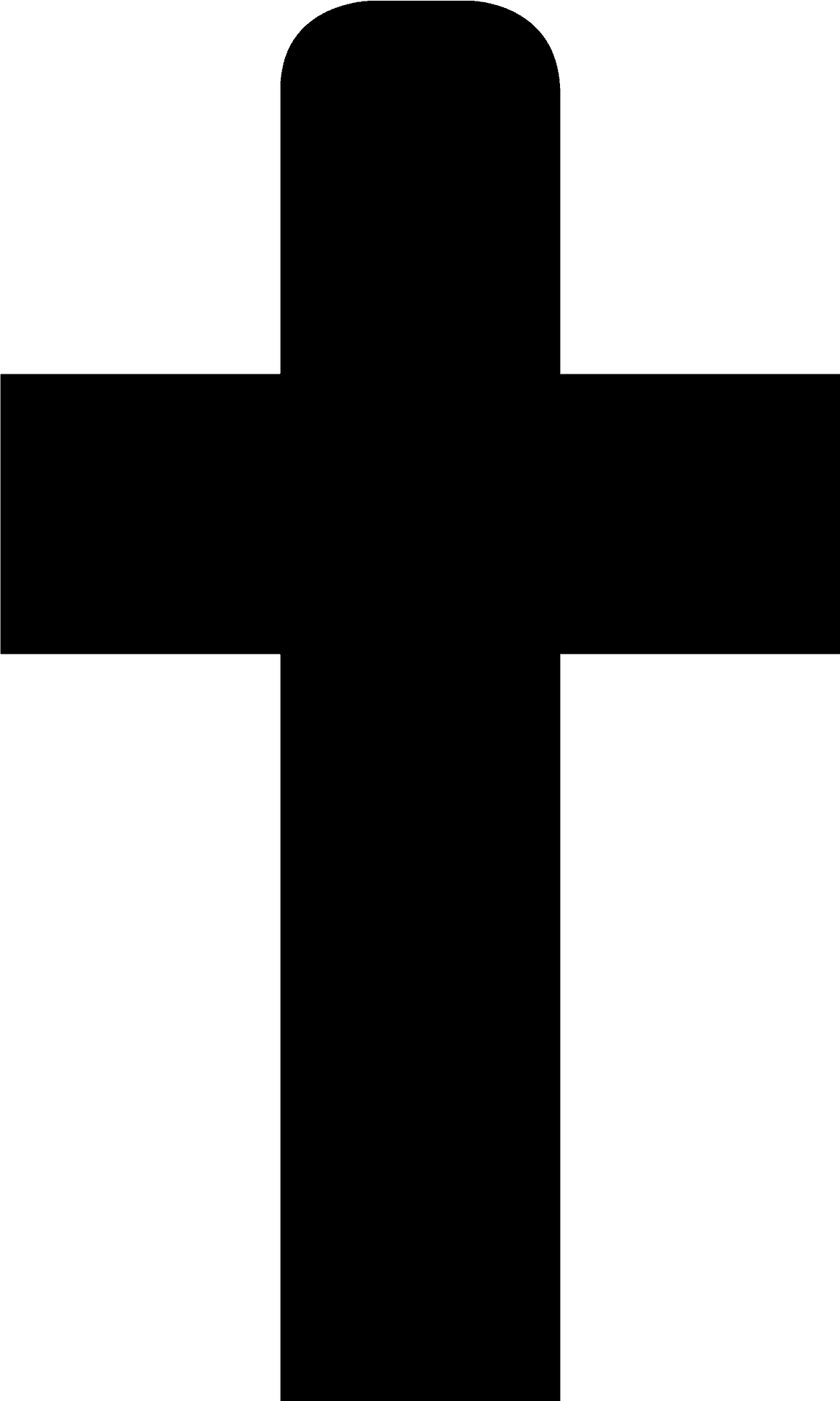 Black Cross Graphic PNG image