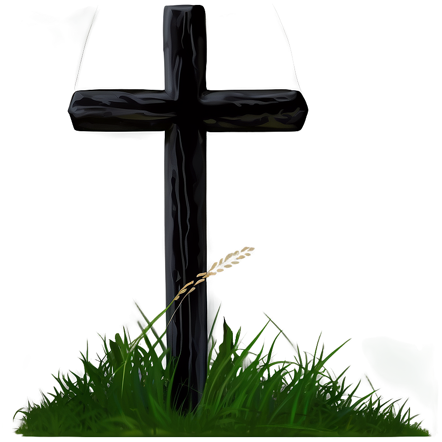 Black Cross In Nature Png 05242024 PNG image