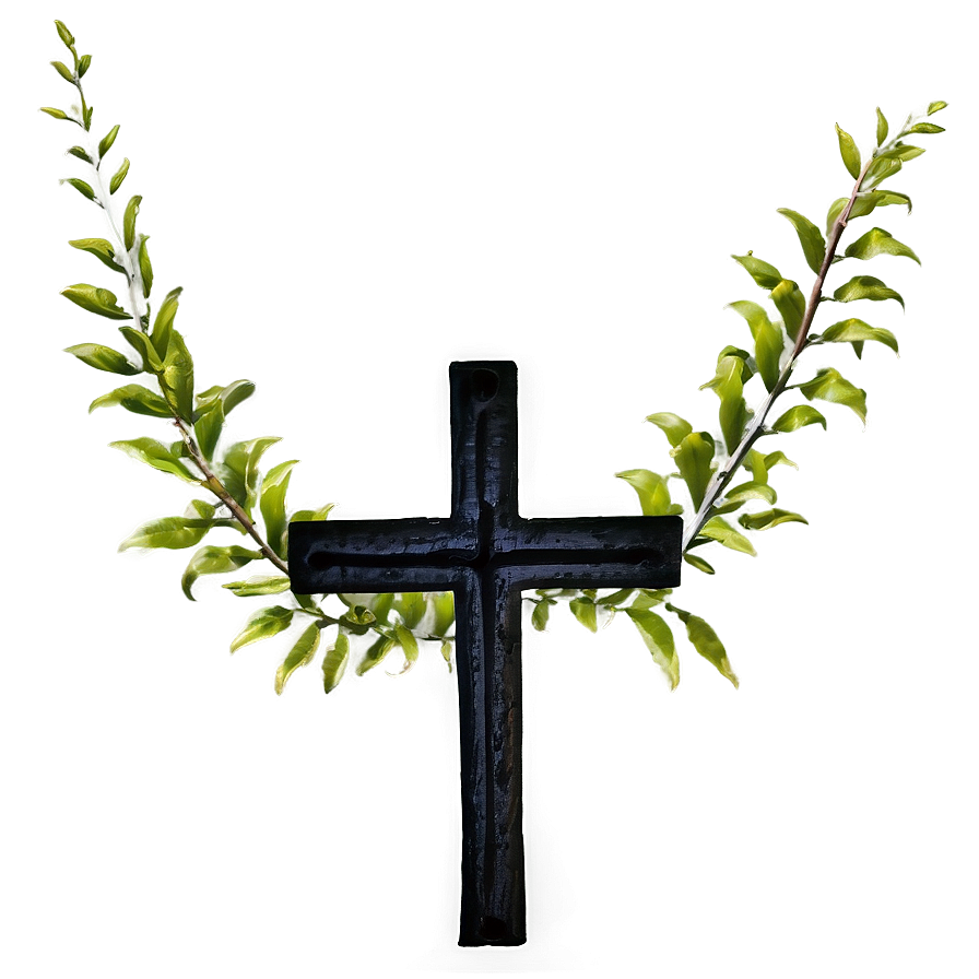 Black Cross In Nature Png 13 PNG image