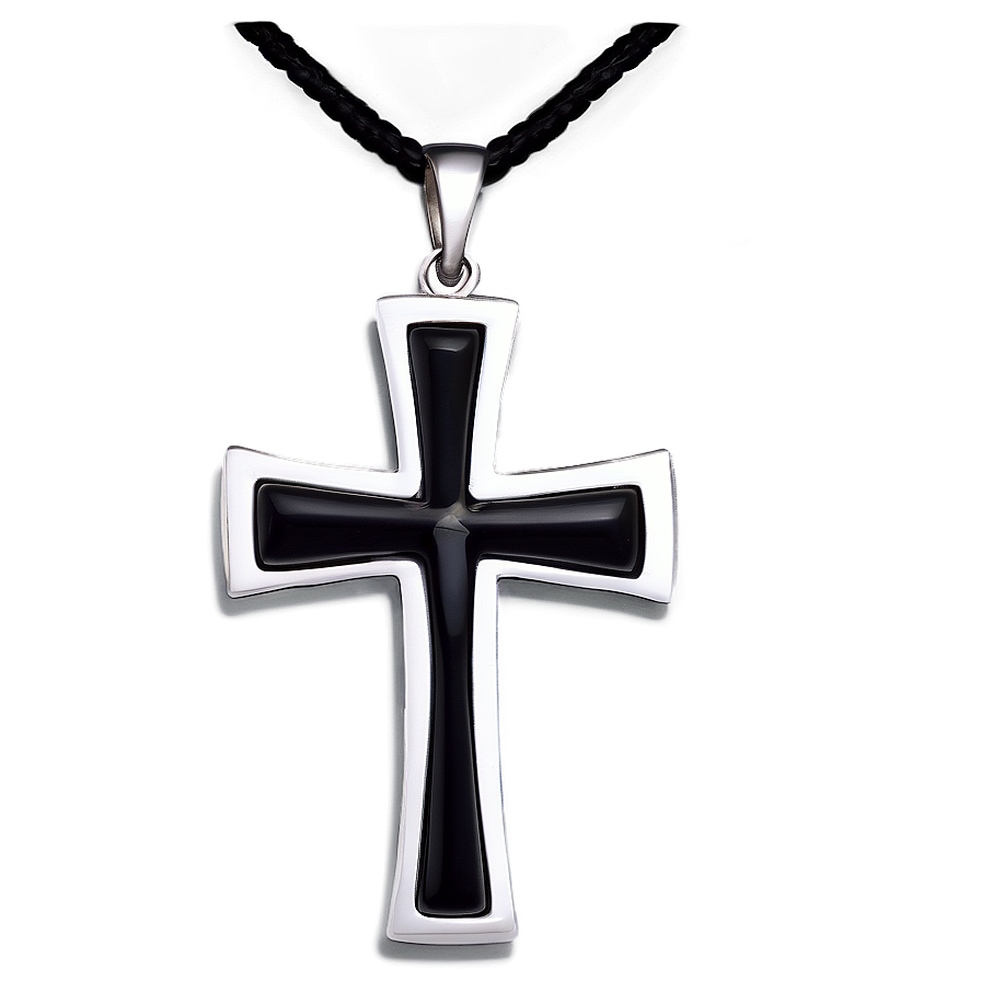 Black Cross Jewelry Design Png Fwo PNG image