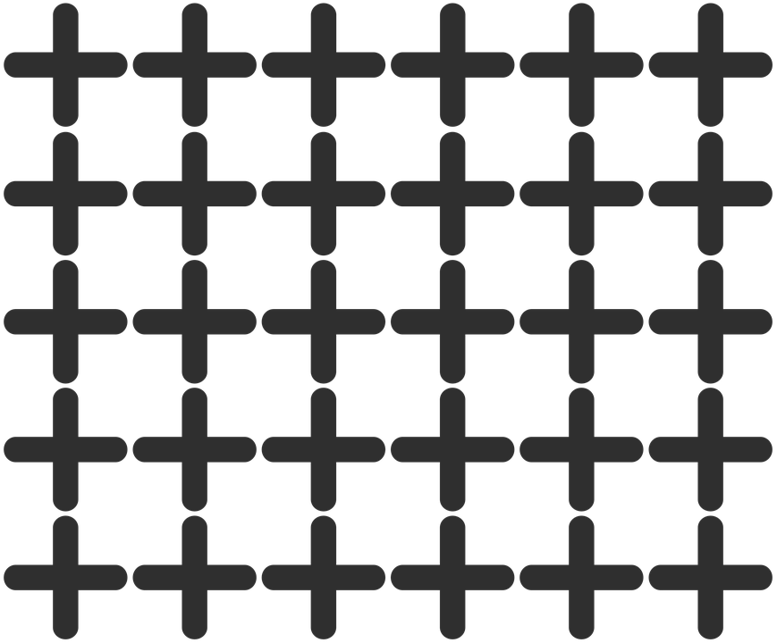 Black Cross Pattern Design PNG image
