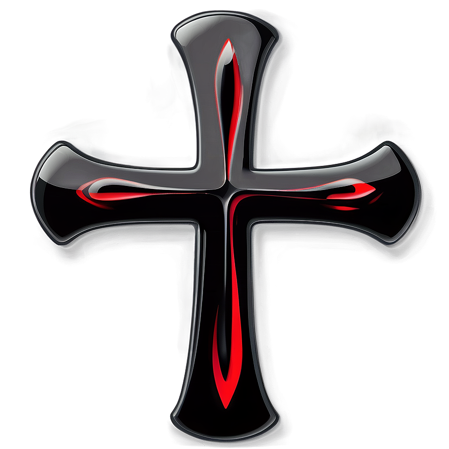 Black Cross Tattoo Design Png 64 PNG image