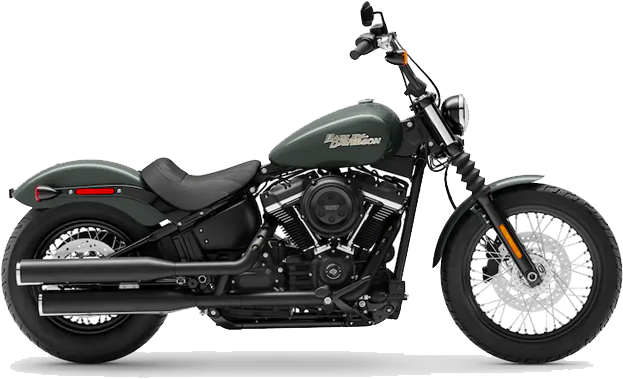 Black Cruiser Motorcycle PNG image