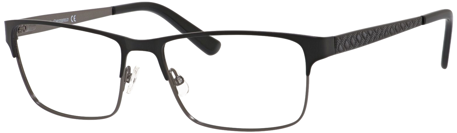 Black Designer Eyeglasses Transparent Background PNG image