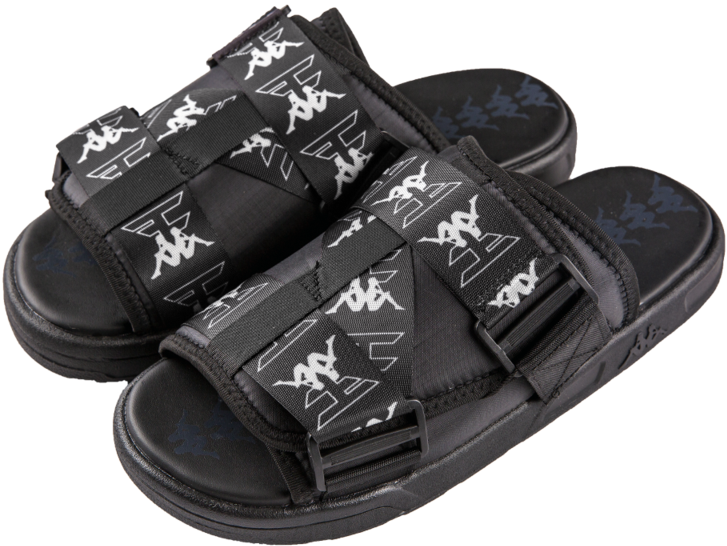 Black Designer Sandals PNG image