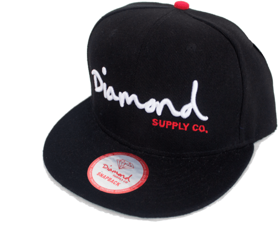 Black Diamond Supply Co Snapback Hat PNG image