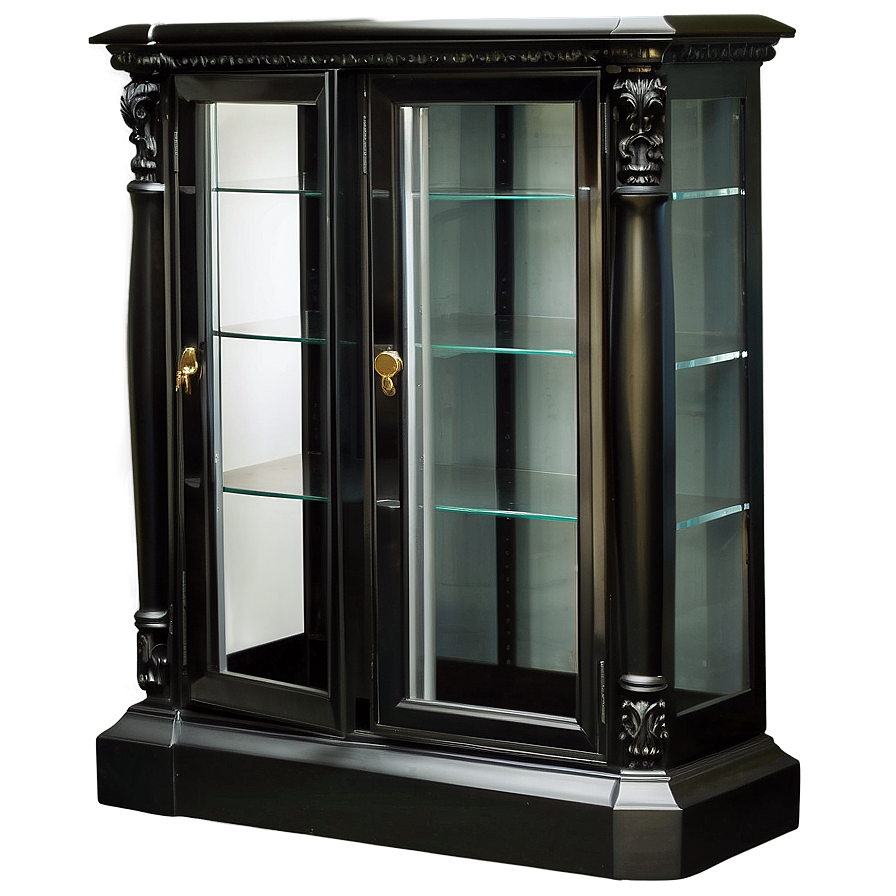 Black Display Cabinet Png Fvi PNG image