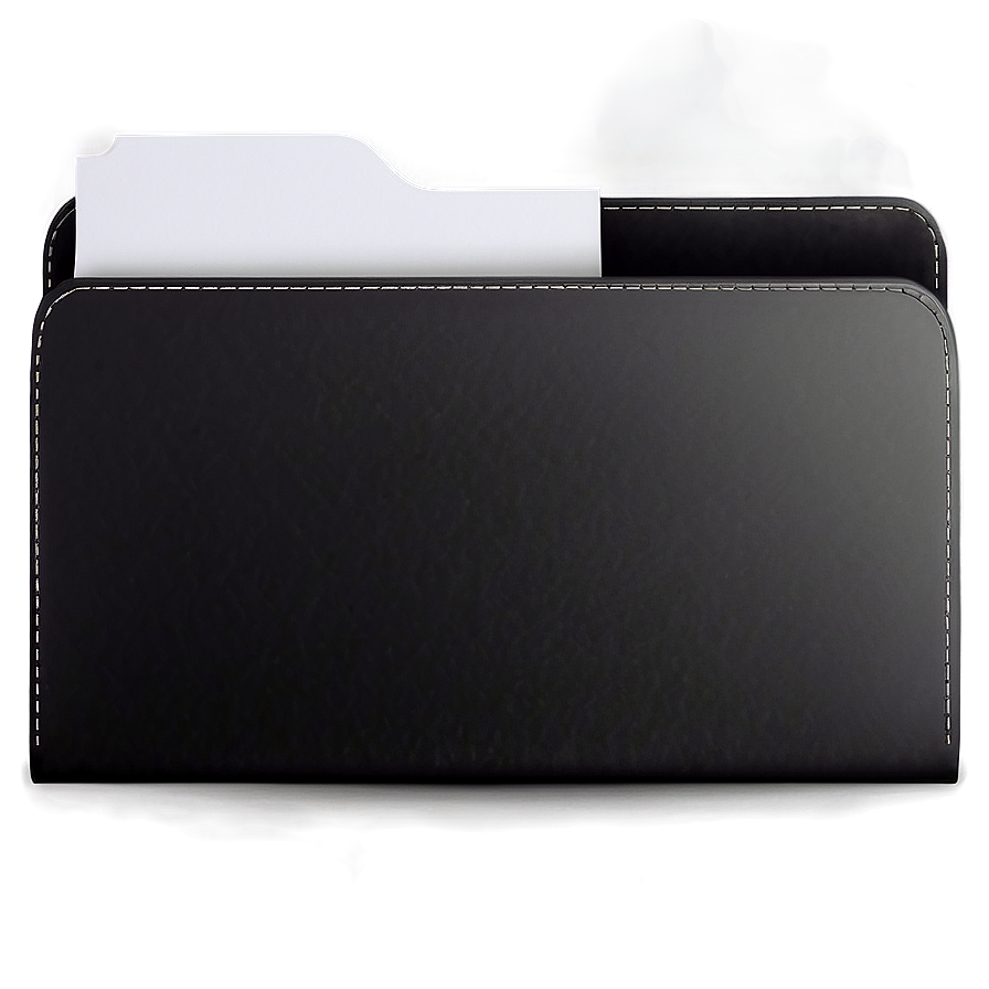 Black Document Folder Png Mux25 PNG image