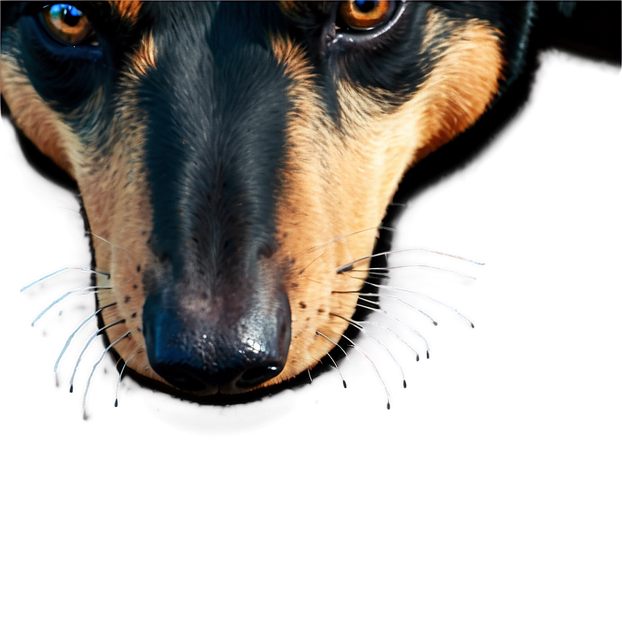 Black Dog Nose Png 06272024 PNG image