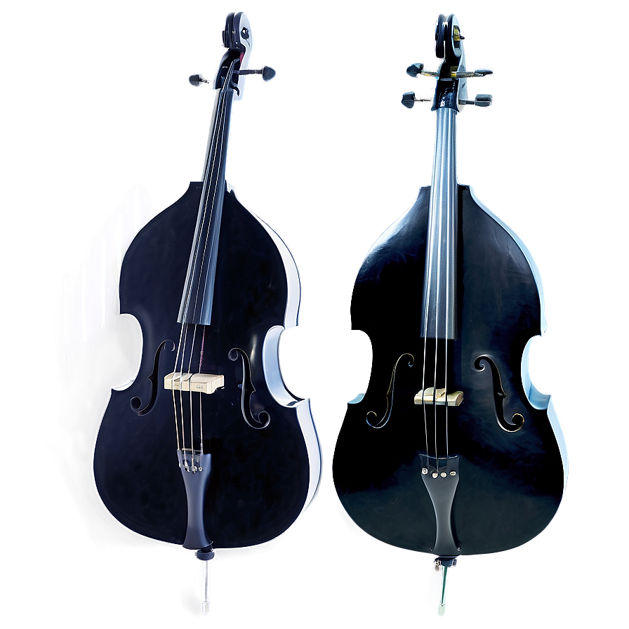 Black Double Bass Png Gcp PNG image