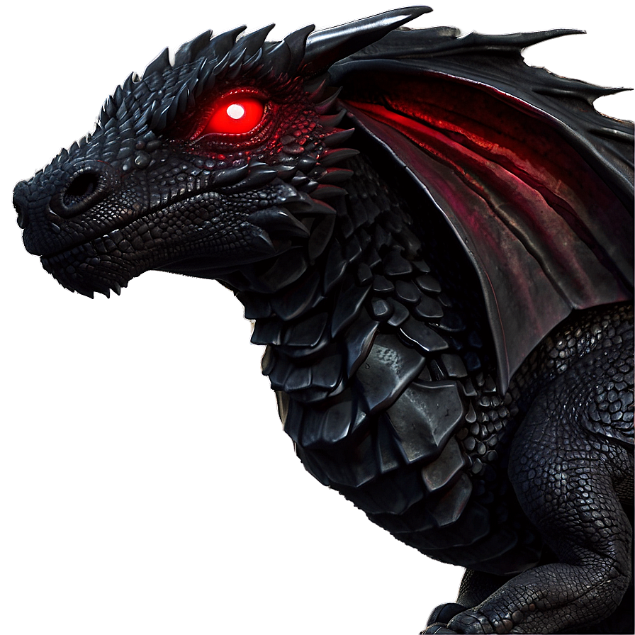 Black Dragon With Red Eyes Png 71 PNG image