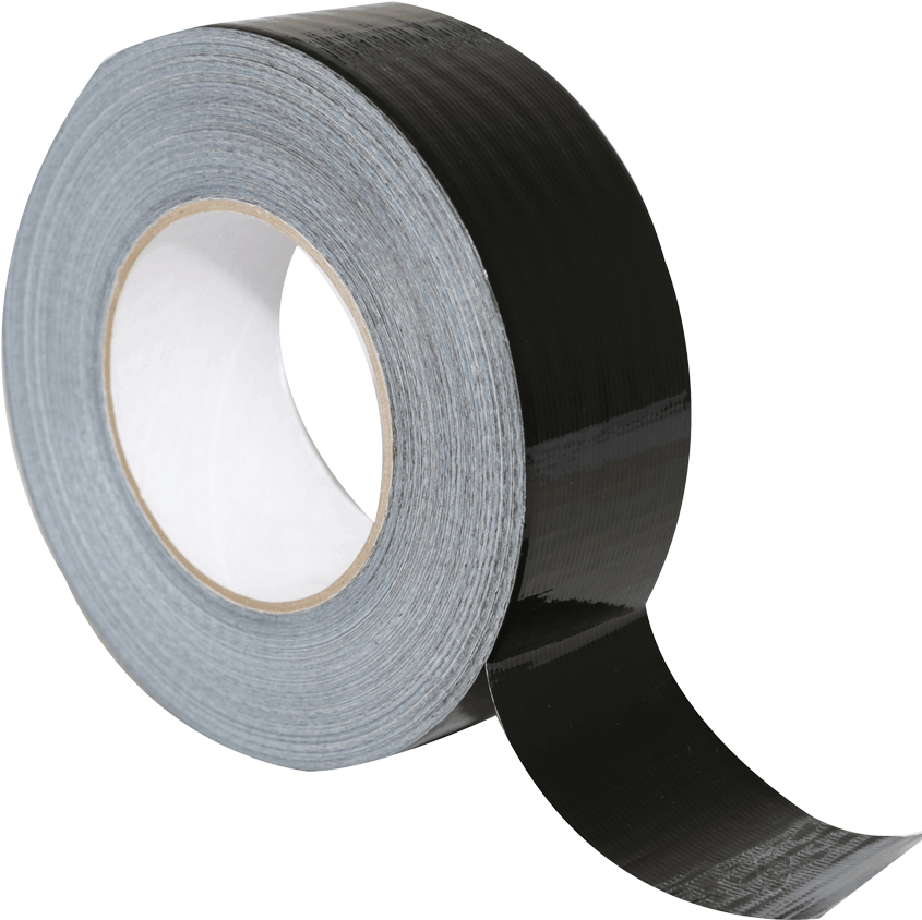 Black Duct Tape Roll PNG image