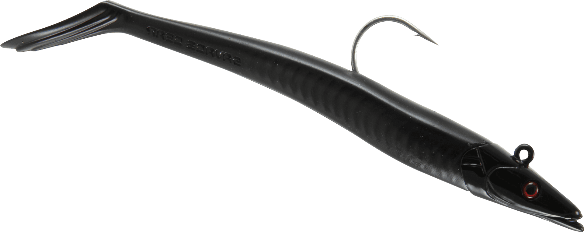 Black Eel Fishing Lure PNG image