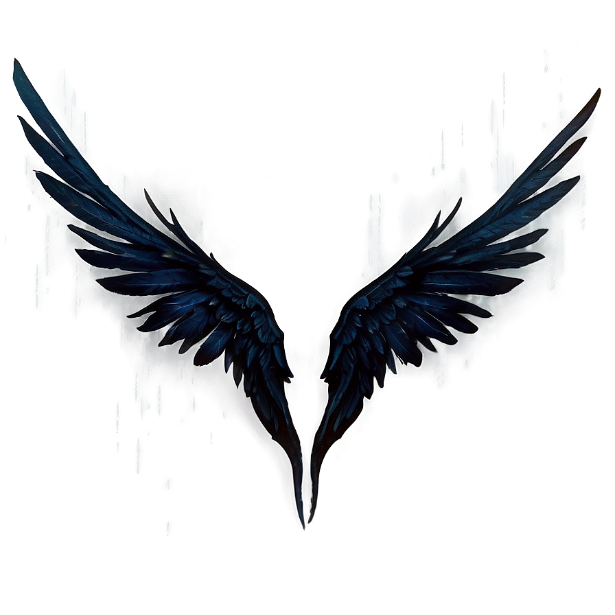 Black Emo Wings Png 23 PNG image