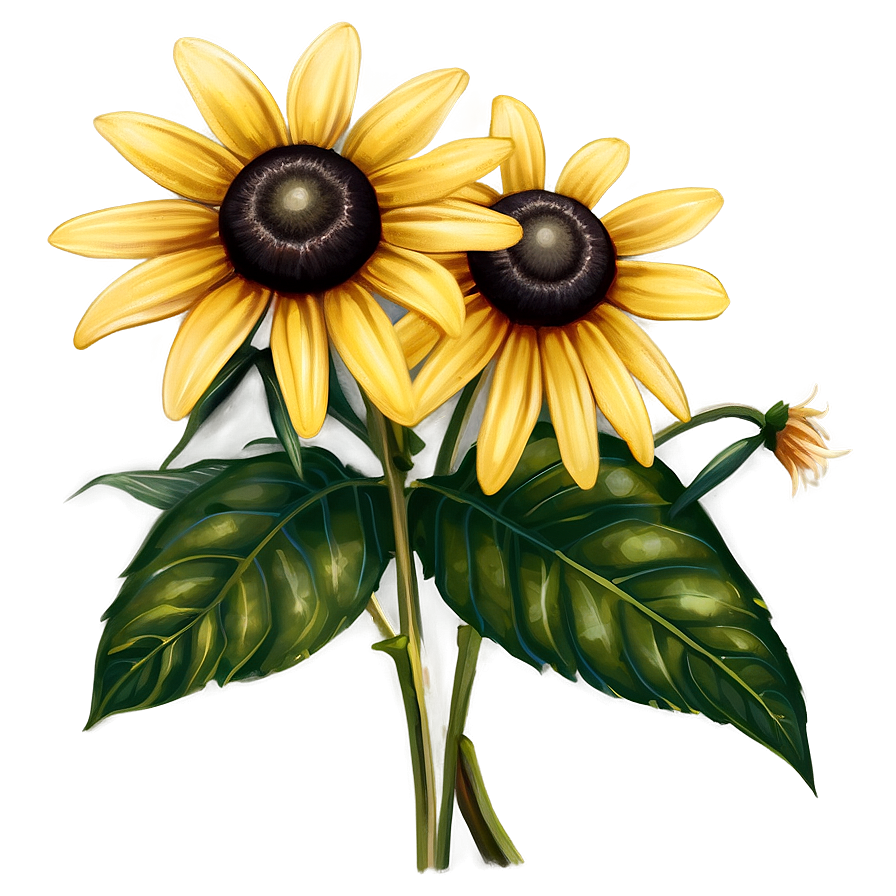 Black Eyed Susan By The Lake Png Tpl13 PNG image