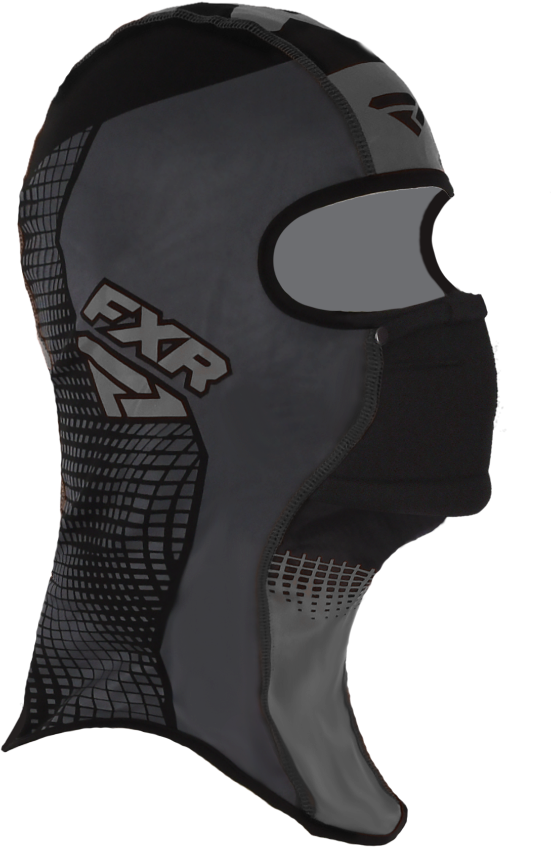 Black F X R Balaclava Ski Mask PNG image