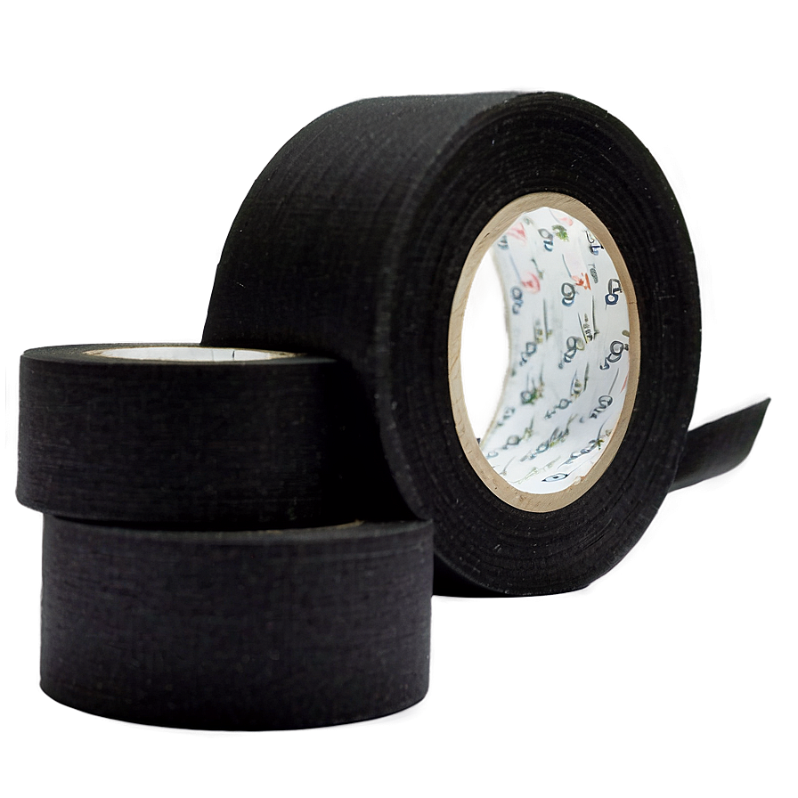 Black Fabric Tape Png 06272024 PNG image