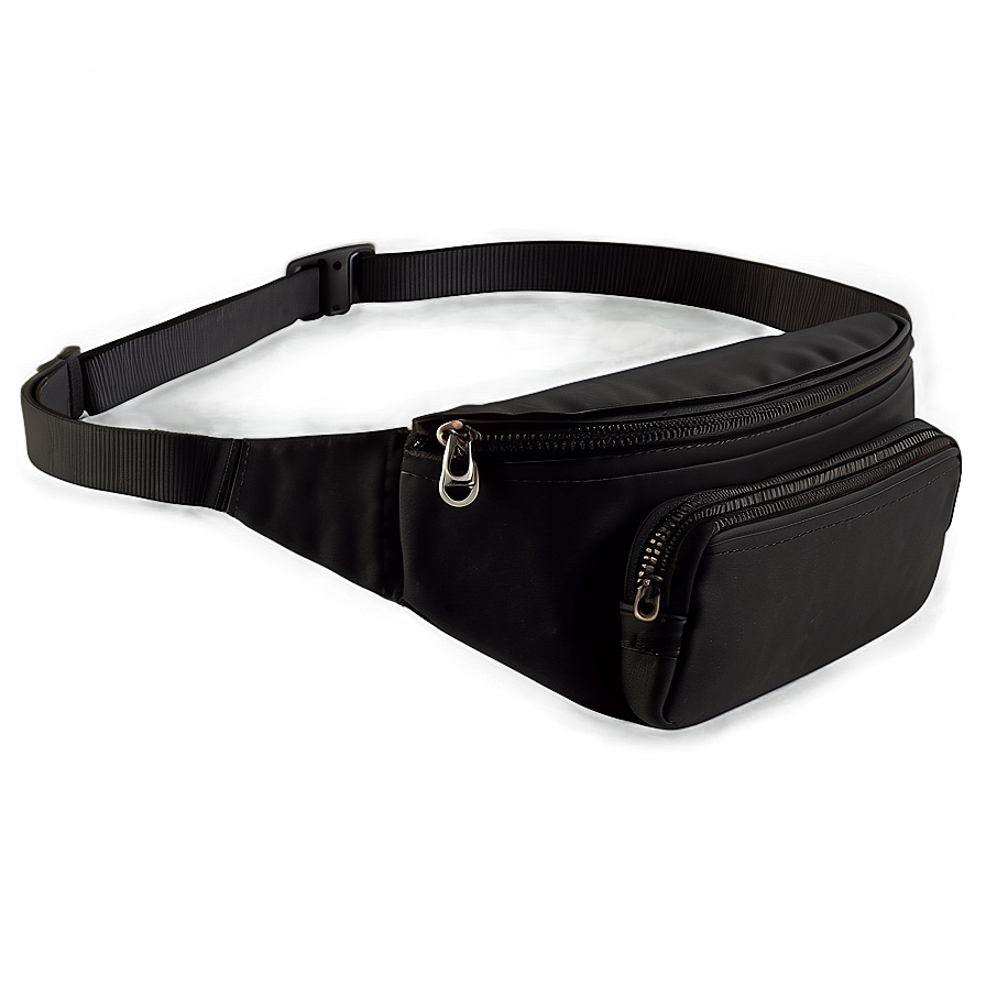 Black Fanny Pack Png Jtt PNG image