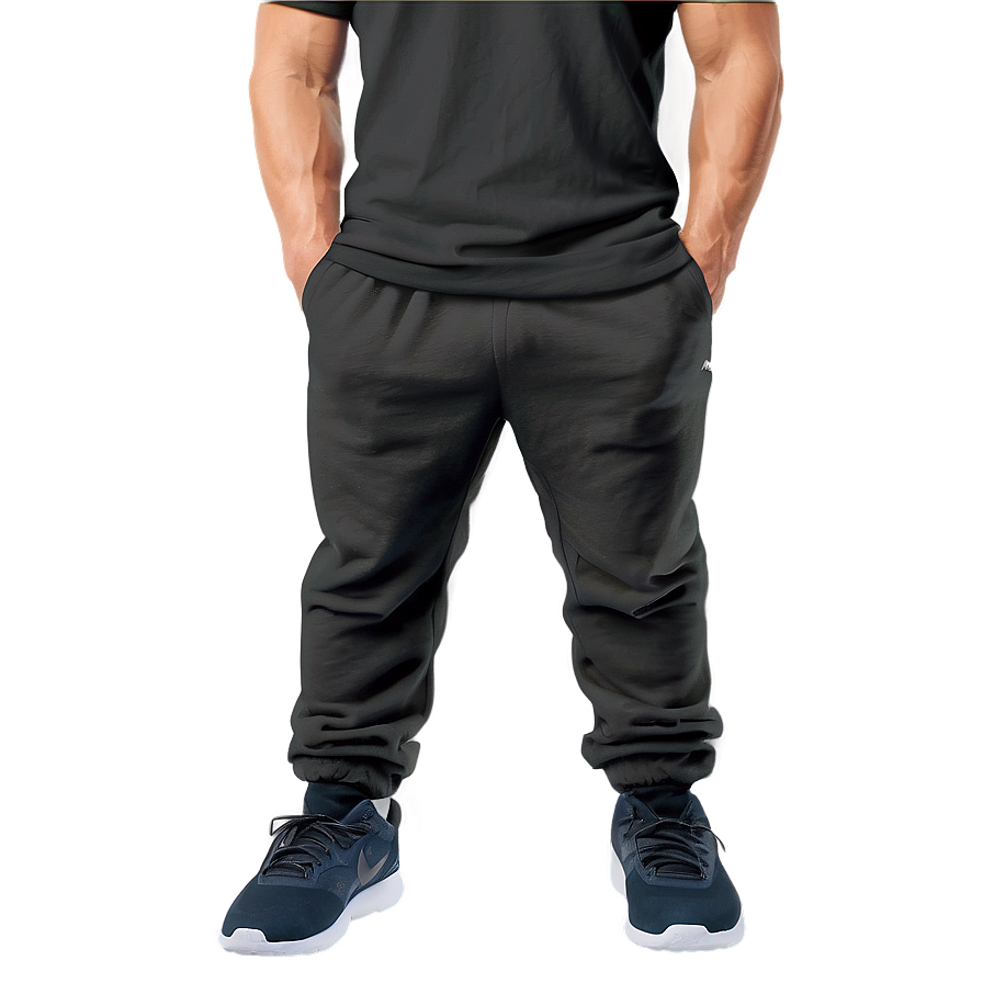 Black Fleece Pants Png Frc PNG image