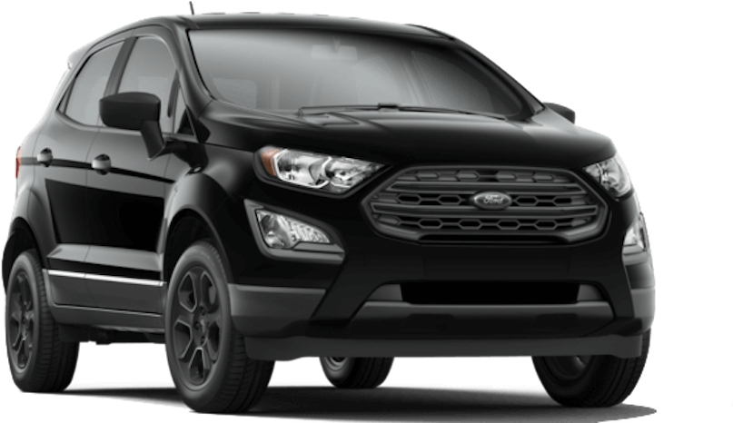 Black Ford Eco Sport S U V PNG image