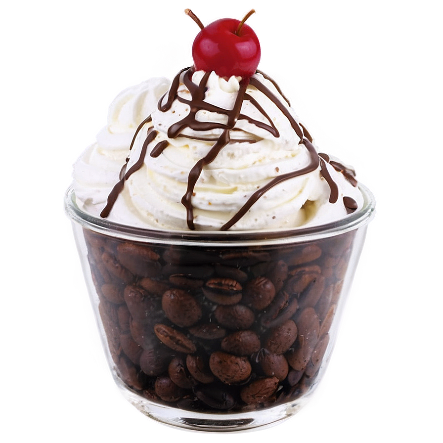 Black Forest Ice Cream Sundae Png 06282024 PNG image