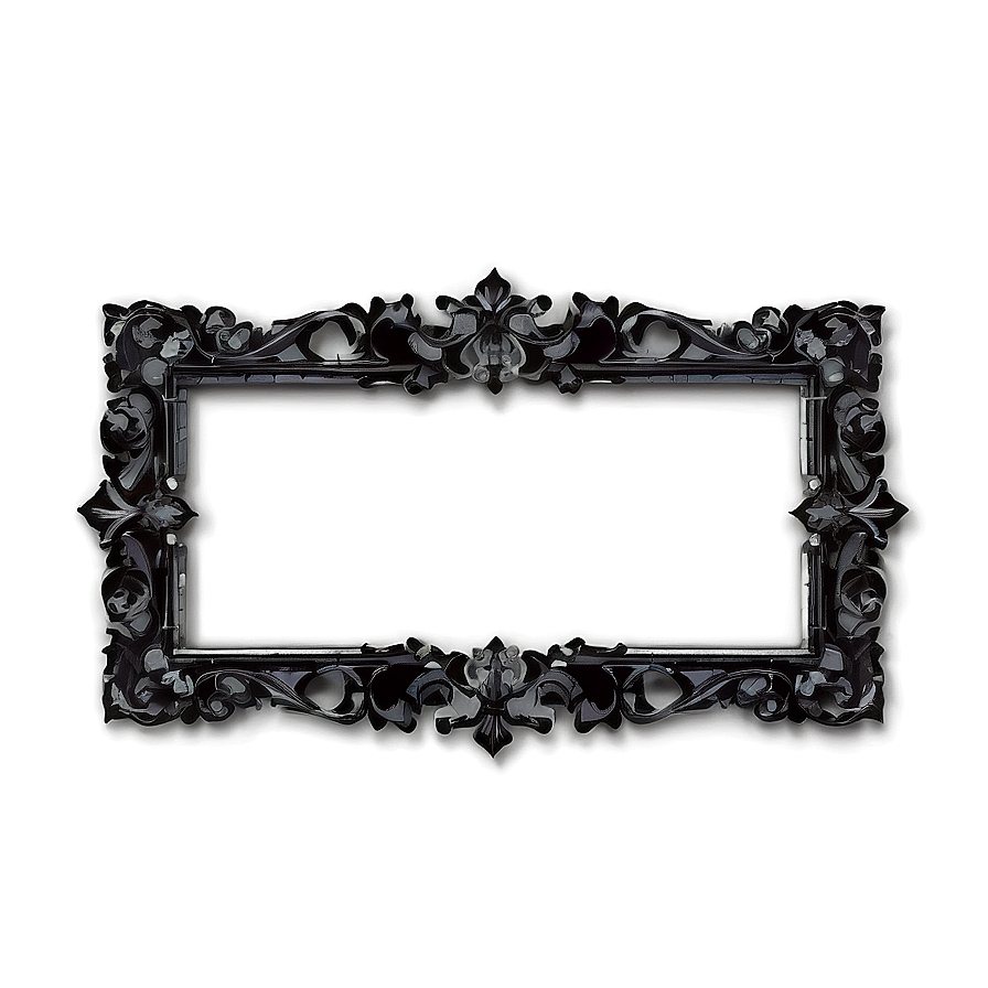 Black Frame Clipart Png 06262024 PNG image