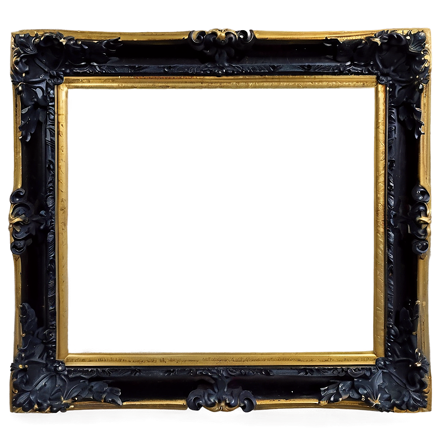 Black Frame For Gallery Wall Png Mfq PNG image