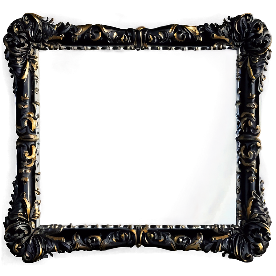 Black Frame For Mirror Png 06262024 PNG image