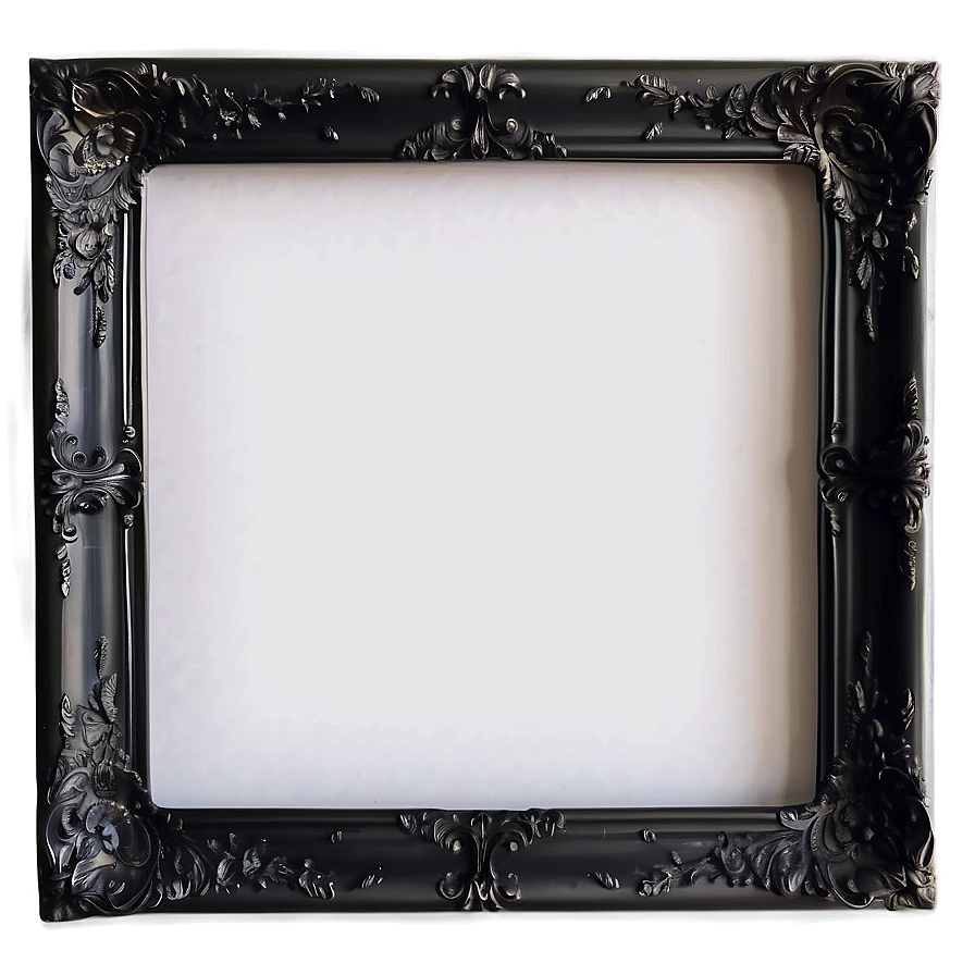 Black Frame With Shadow Box Png 06262024 PNG image