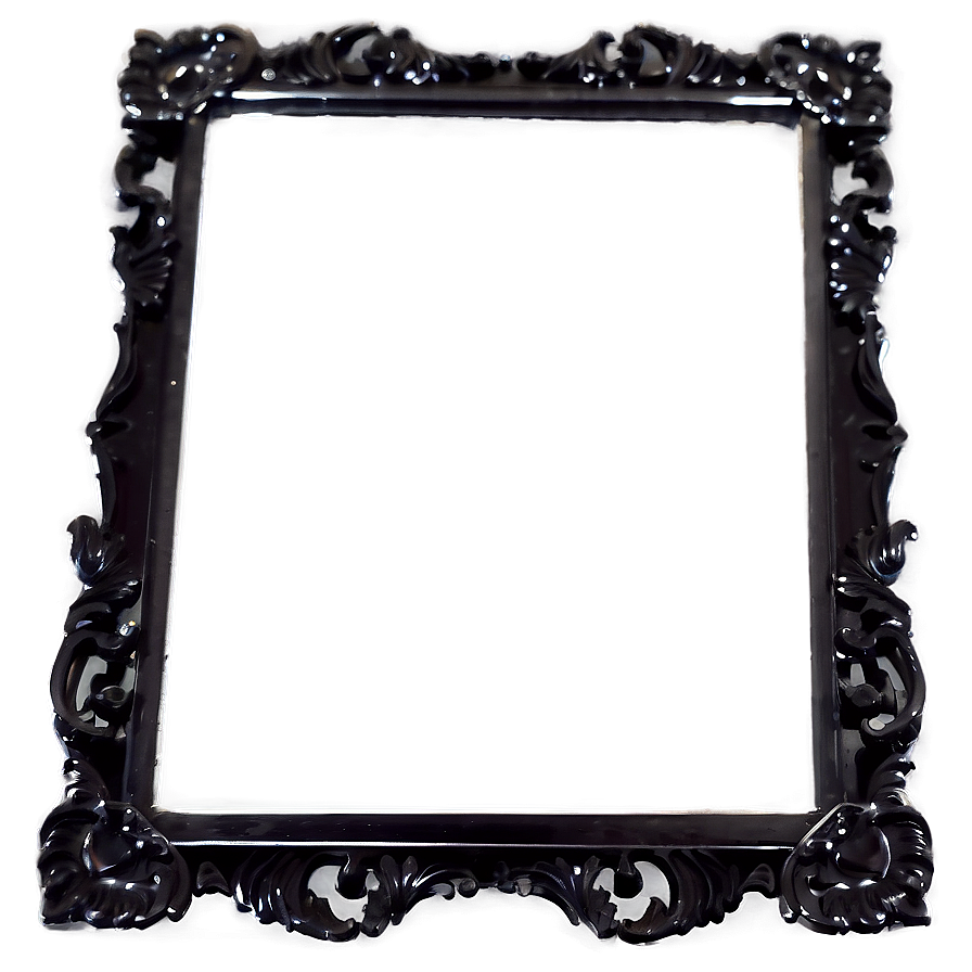 Black Frame With Stand Png 14 PNG image