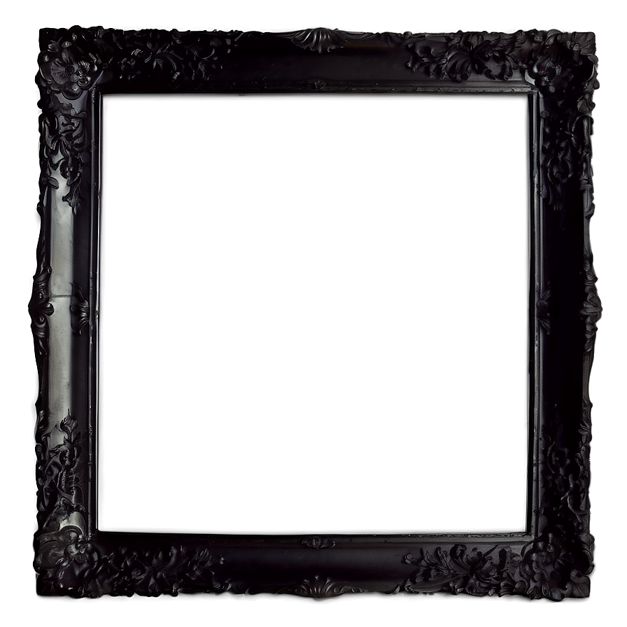 Black Frame With Stand Png Myd PNG image