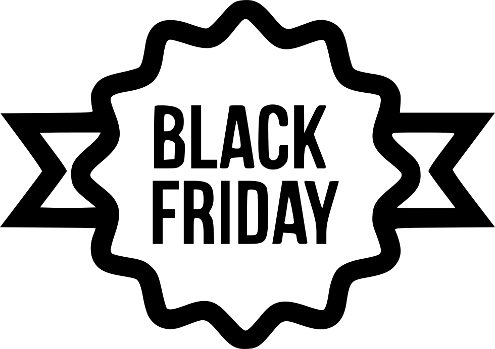 Black Friday Sale Badge PNG image