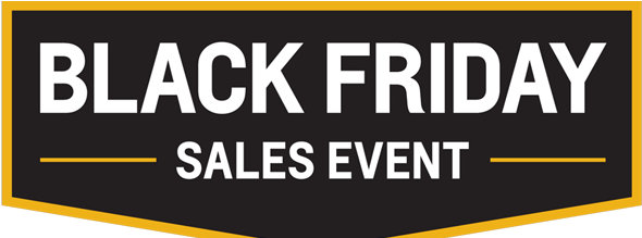 Black Friday Sales Event Banner PNG image