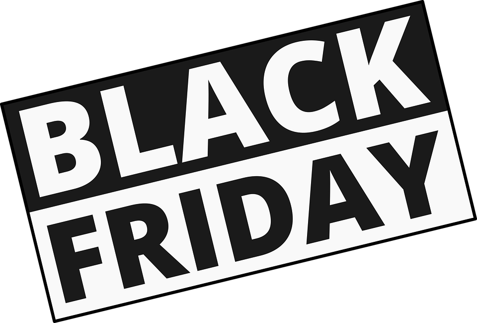 Black Friday Signage PNG image