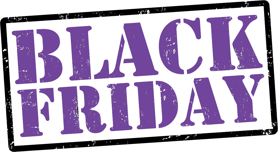 Black Friday Signage PNG image