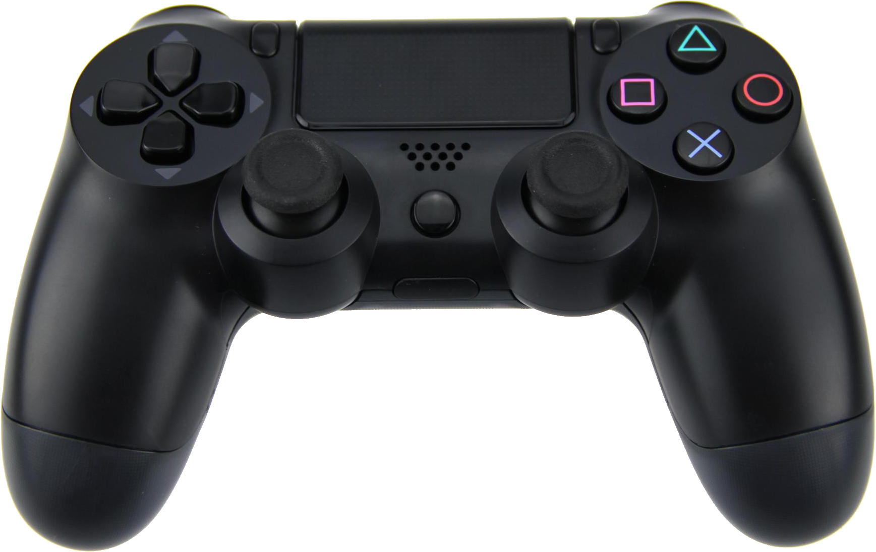 Black Game Controller P S4 PNG image