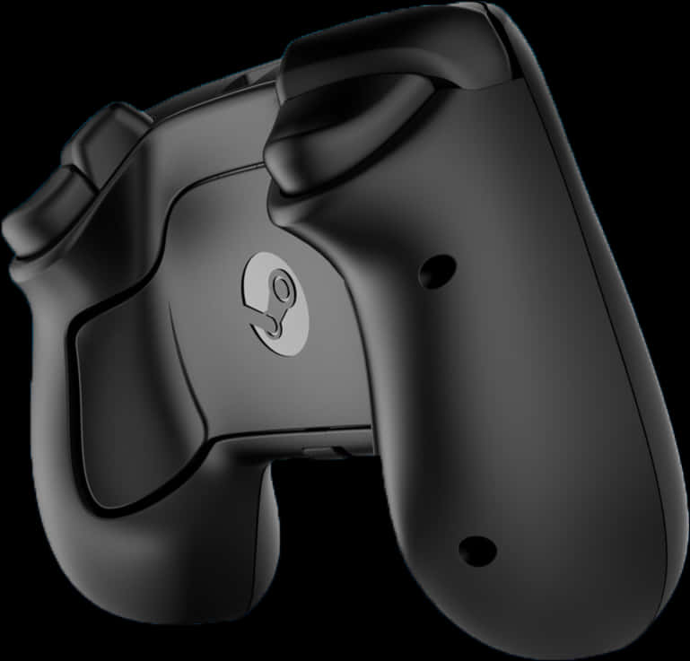 Black Game Controller Silhouette PNG image