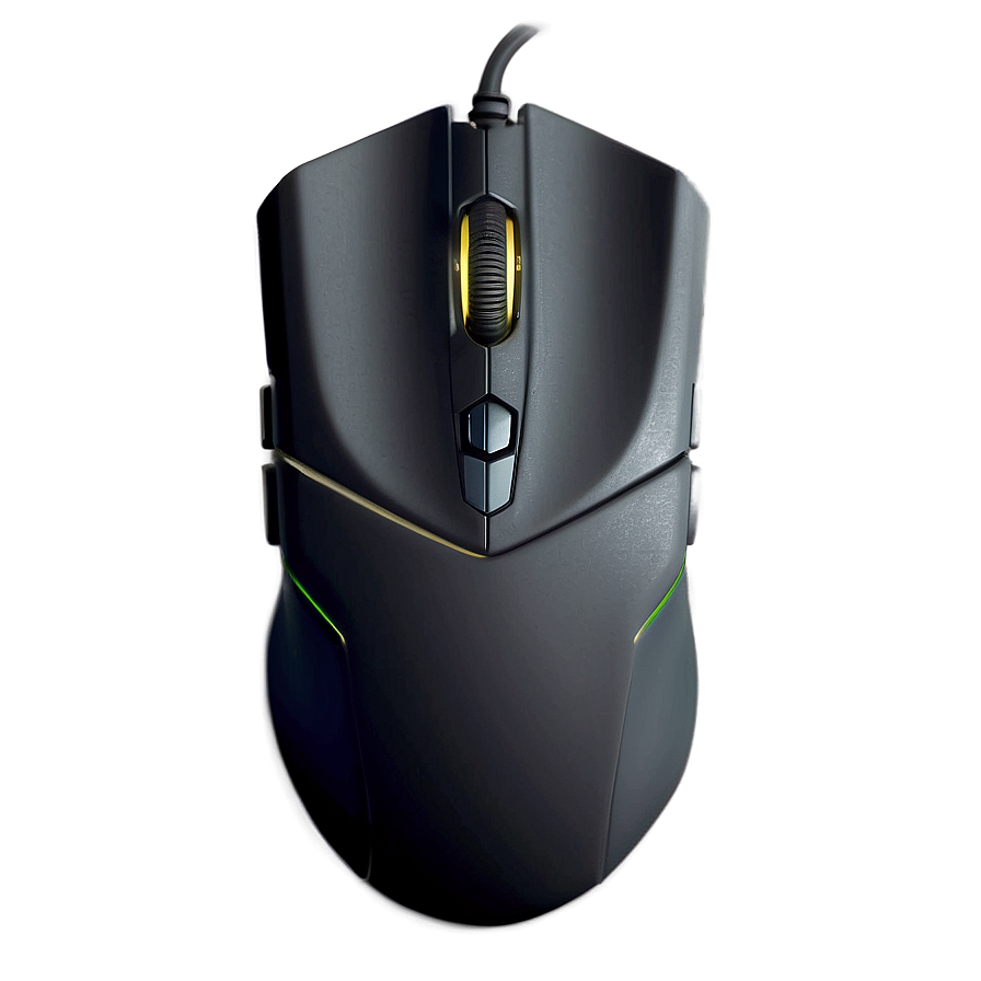 Black Gaming Mouse Png Nnw74 PNG image