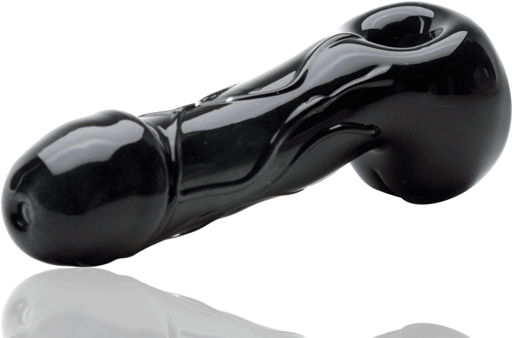 Black Glass Sculpture PNG image