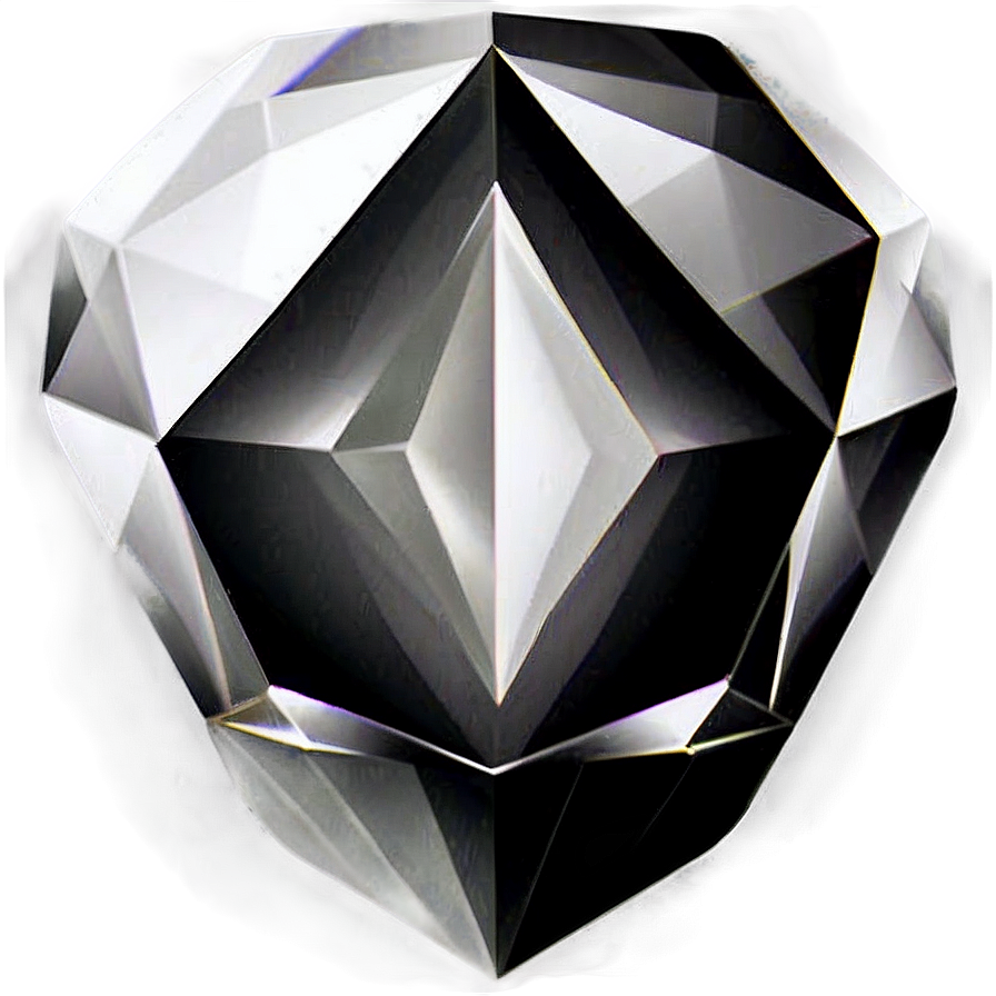 Black Gradient Diamond Png 05252024 PNG image