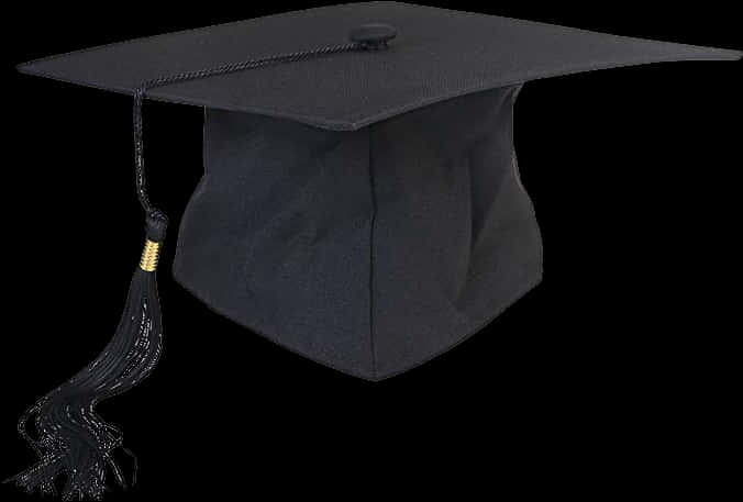 Black Graduation Cap Isolated PNG image