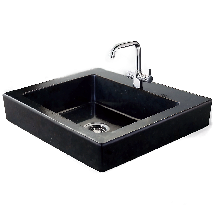 Black Granite Kitchen Sink Png Jpm54 PNG image