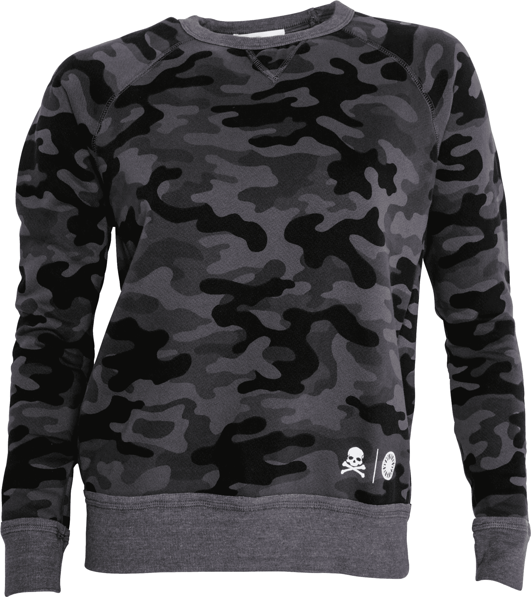 Black Grey Camo Sweatshirt PNG image