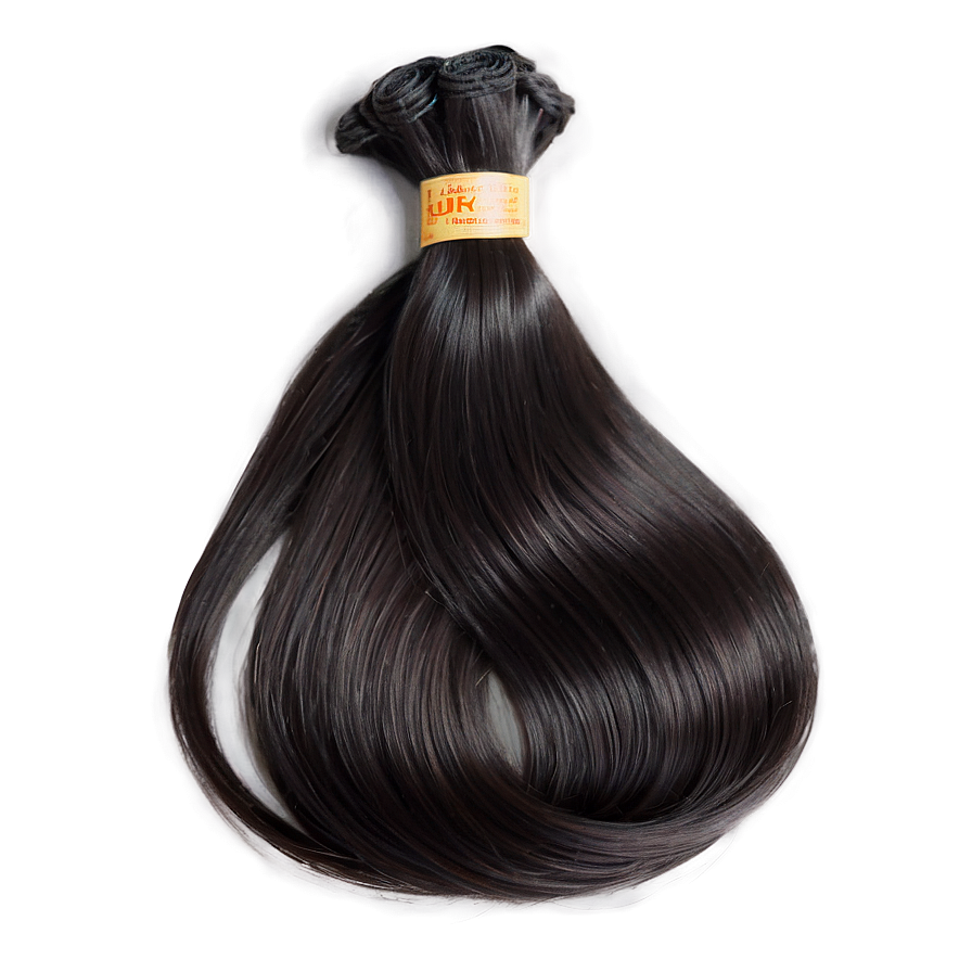 Black Hair Bundles Png 06122024 PNG image