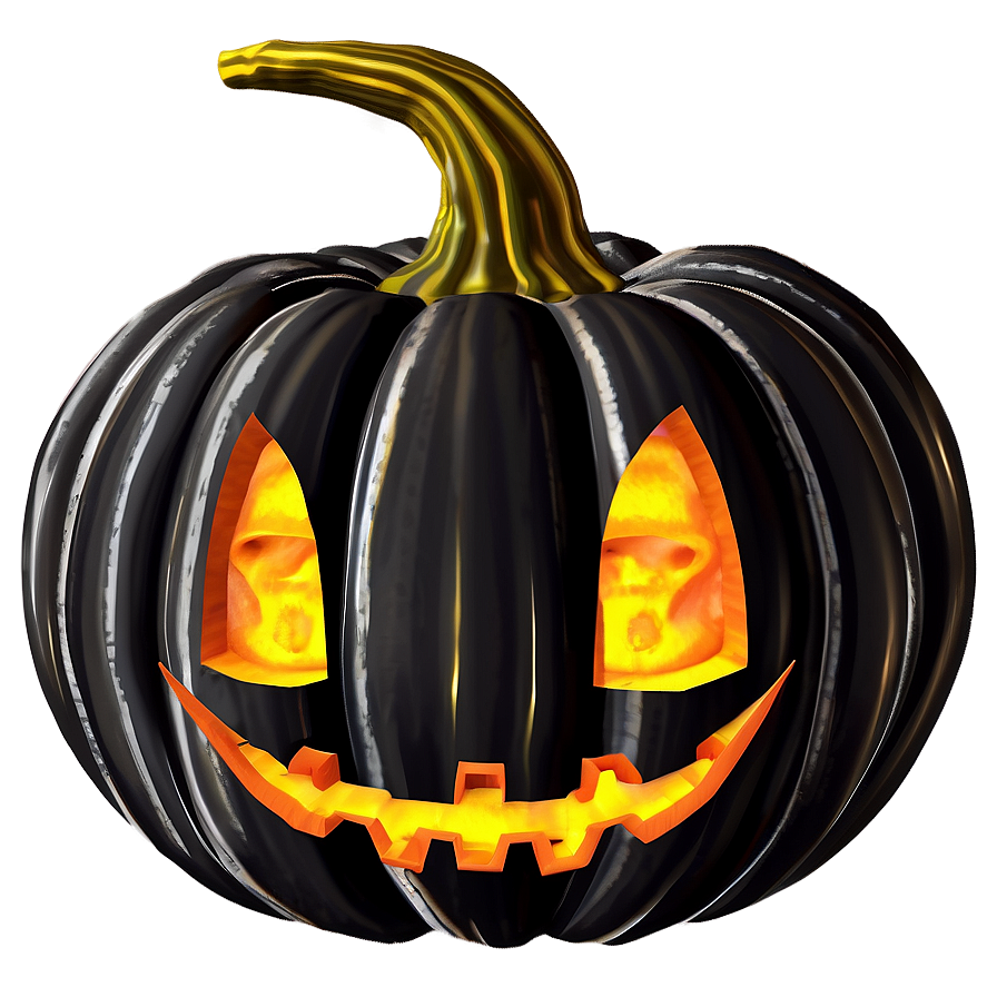 Black Halloween Pumpkin Png Jiw PNG image