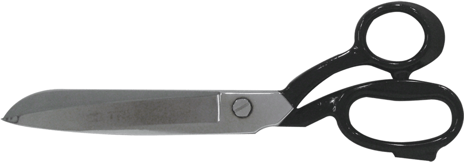 Black Handled Scissors PNG image