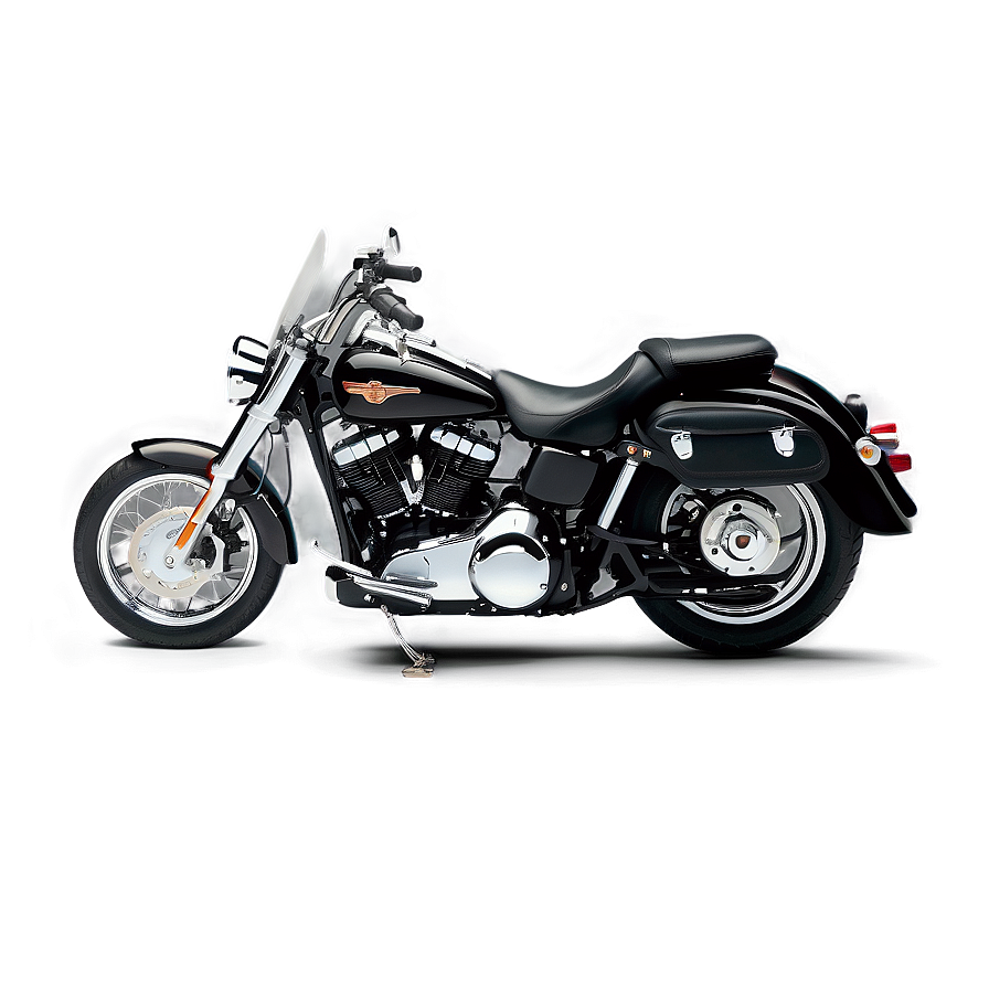 Black Harley Davidson Bike Png 05212024 PNG image