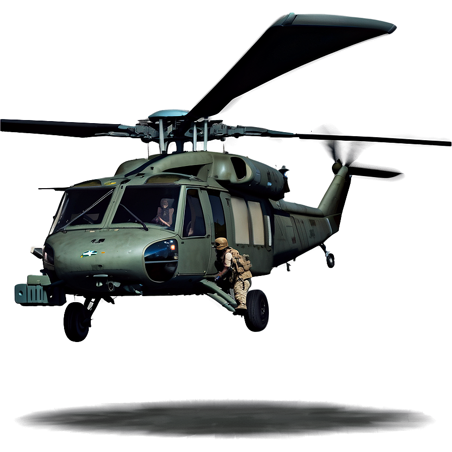 Black Hawk Helicopter In Desert Png Ejd58 PNG image