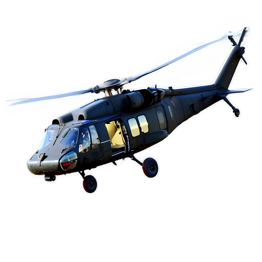 Black Hawk Training Helicopter Png 61 PNG image